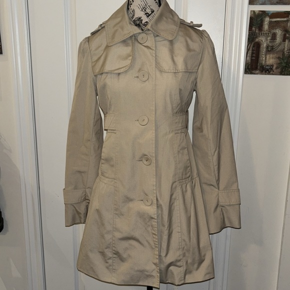 Roxy Jackets & Blazers - Roxy by Louie Louie Beige Women’s Trench Coat